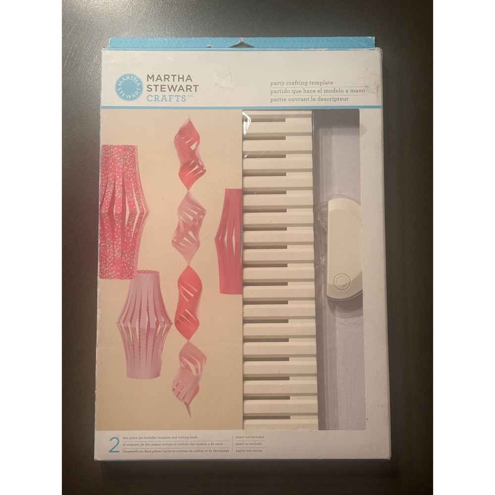Martha Stewart Crafts Party Crafting Template Tubular Ornament Lantern 42-25006
